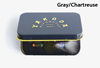 Yakoda Fly Tin Fly Box Gray Chartreuse